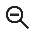 Zoom Out SVG Icon